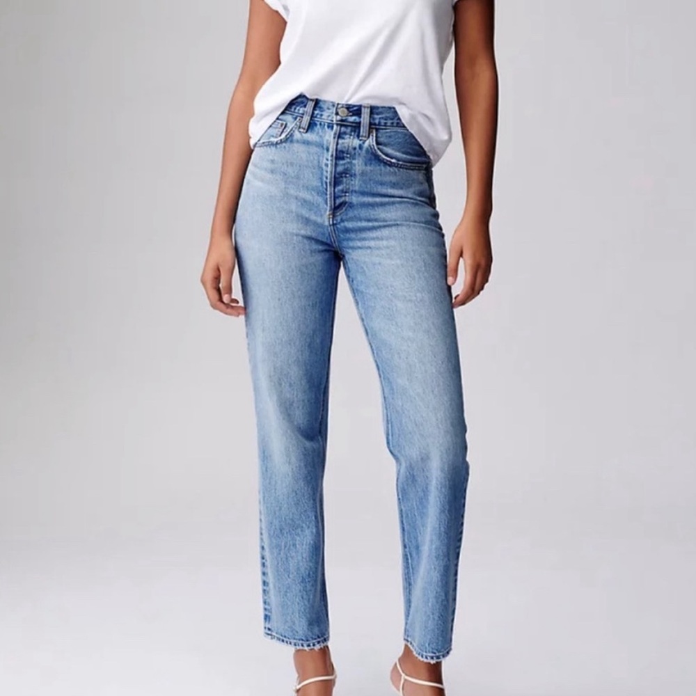 ARITZIA DENIM FORUM JONI HIGH RISE 90s LOOSE JEANS 24 x 29L
